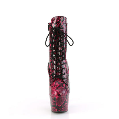 Pleaser   ADORE-1020spwr H. Pink Snake Print/H. Estampado de serpiente rosa