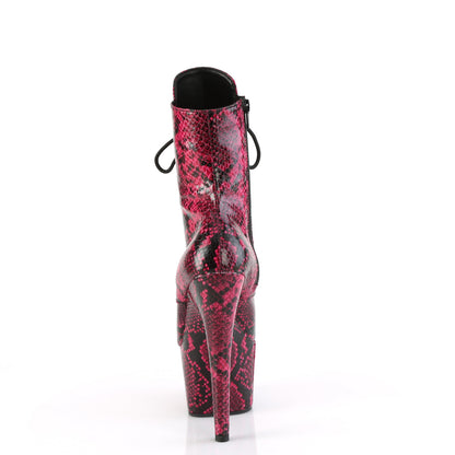 Pleaser   ADORE-1020spwr H. Pink Snake Print/H. Estampado de serpiente rosa