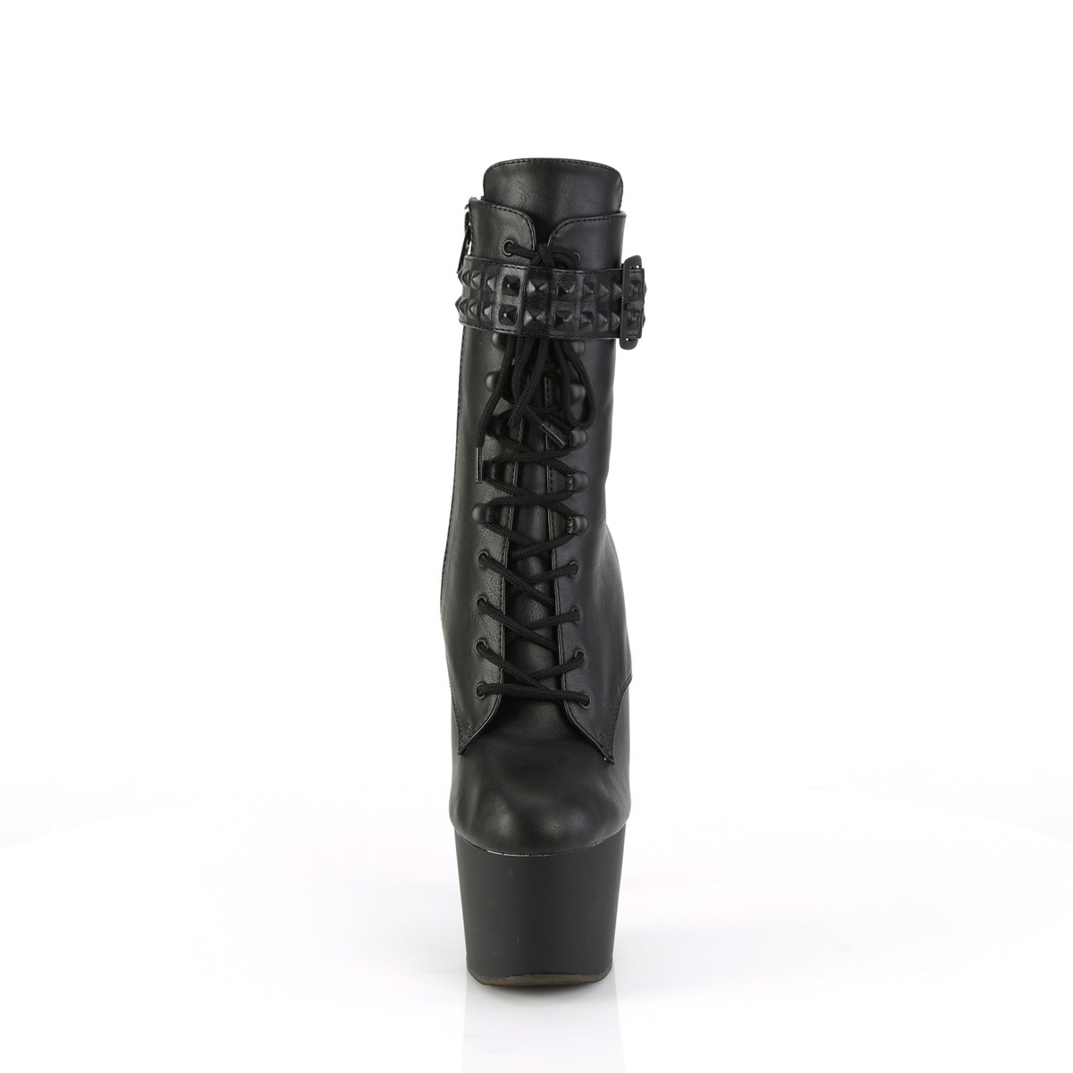 Pleaser  Botines ADORE-1020 STR BLK Faux Cuero / Negro Mate