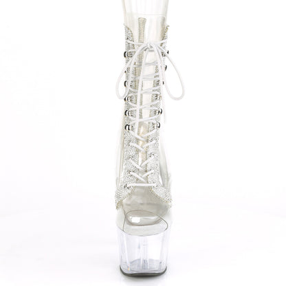 Pleaser Botas de tobillo para mujer ADORE-1021C-2 CLR-RS / CLR