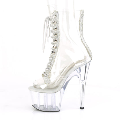 Pleaser Botas de tobillo para mujer ADORE-1021C-2 CLR-RS / CLR