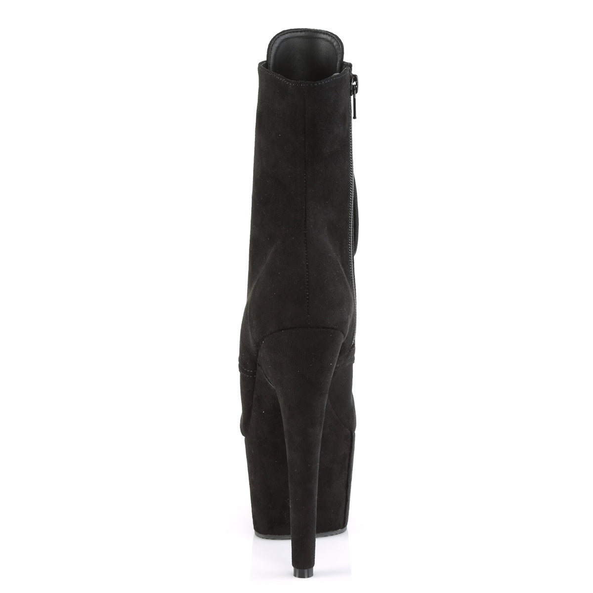 Pleaser Botas de tobillo para mujer ADORE-1021FS BLK Faux Suede / Blk Faux Suede