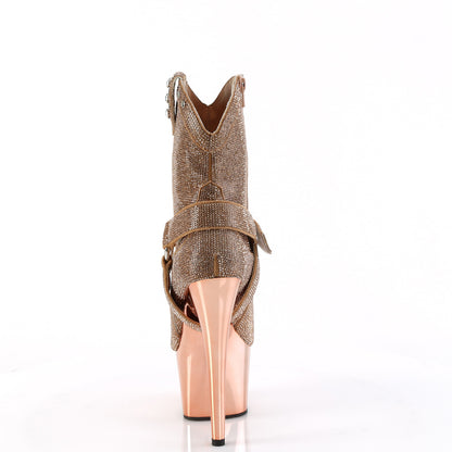 Pleaser  Botines ADORE-1029 Chris Rose Gold Rs/Rose Gold Chrome