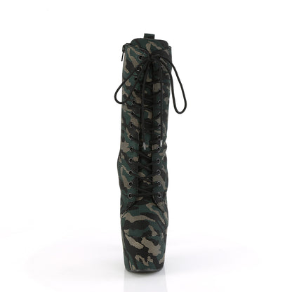 Pleaser   ADORE-1040CMD CAMO VERDE Faux Leather/Green Camo Faux Leather