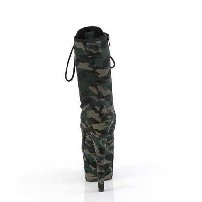 Pleaser   ADORE-1040CMD CAMO VERDE Faux Leather/Green Camo Faux Leather