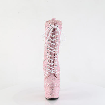 Pleaser Women's Platform Shoes ADORE-1040GR B. Pink Multi Glitters/Matching