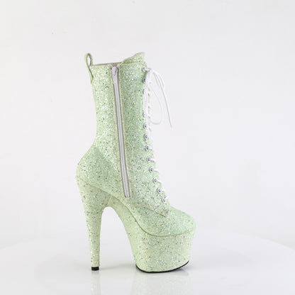 Pleaser Women's Platform Shoes ADORE-1040GR Mint Multi Glitters/Matching