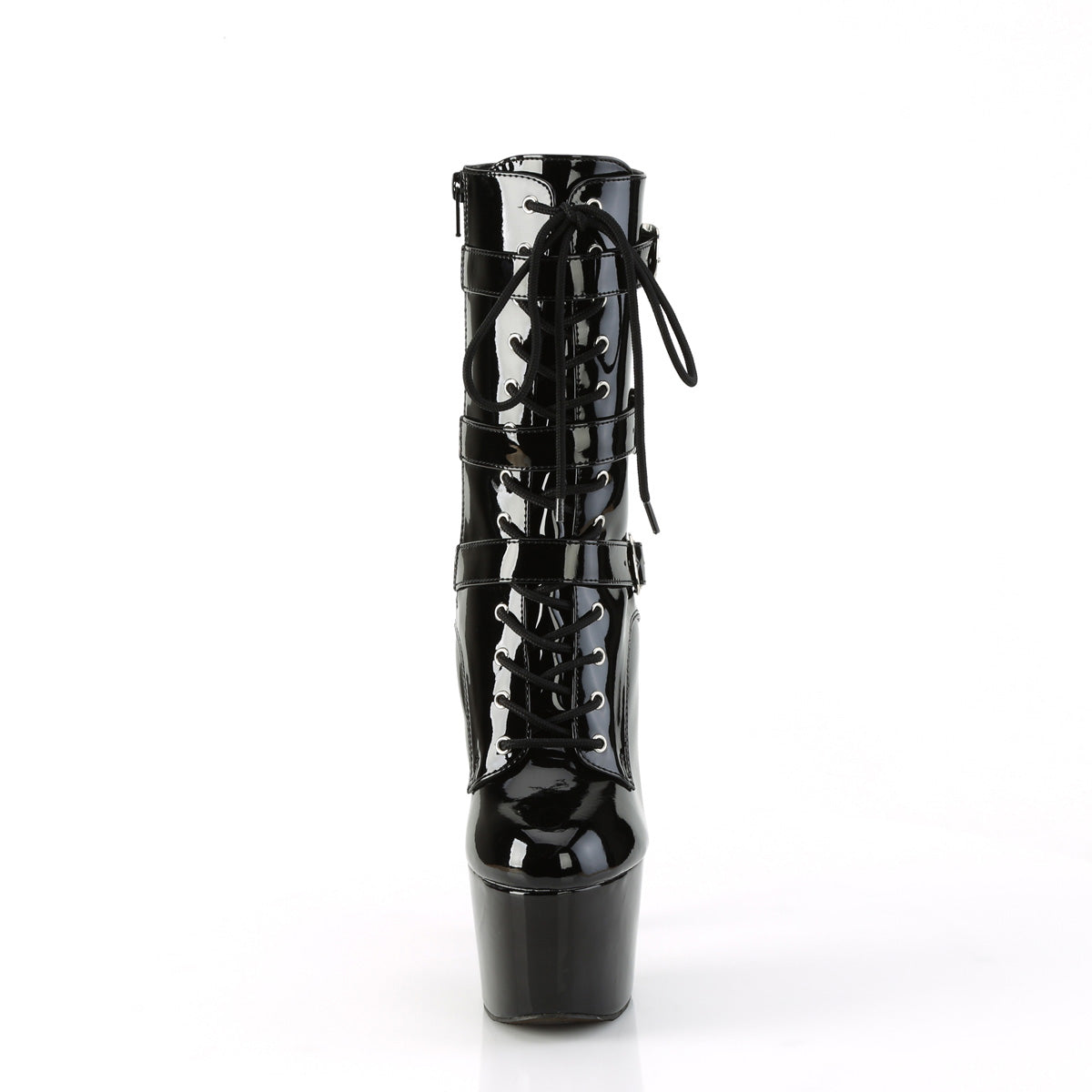 Pleaser   ADORE-1043 Blk Pat/Blk Pat