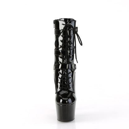 Pleaser   ADORE-1043 Blk Pat/Blk Pat
