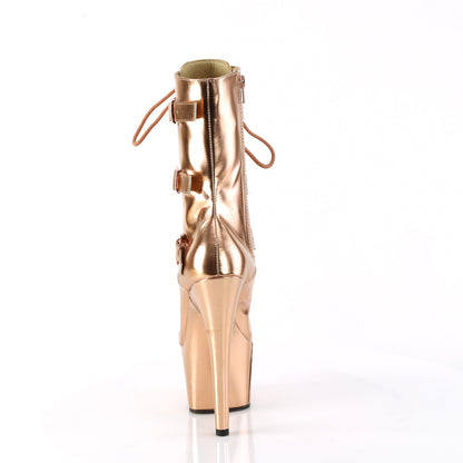 Pleaser   ADORE-1043 PU metálico de oro rosa/emparejamiento