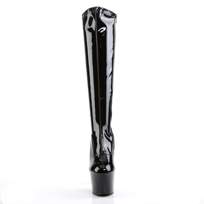 Pleaser Botas de mujer ADORE-2000 BLK STR PAT / BLK