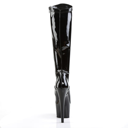 Pleaser Botas de mujer ADORE-2000 BLK STR PAT / BLK