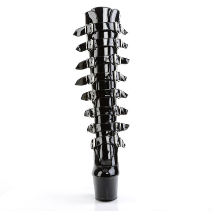 Pleaser Botas de mujer ADORE-2043 BLK PAT / BLK