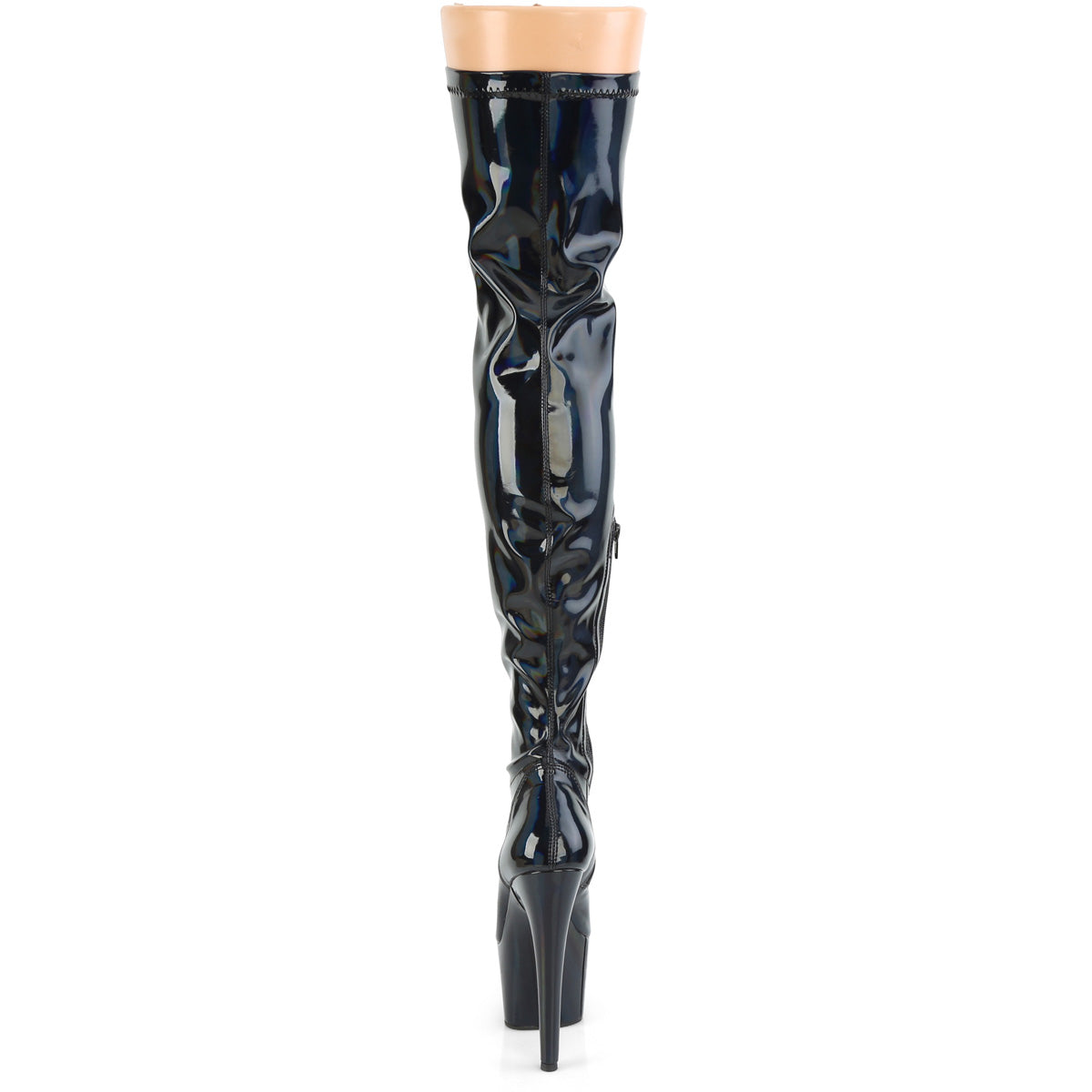 Pleaser Botas de mujer ADORE-3000HWR BLK STR. Holo / blk holo