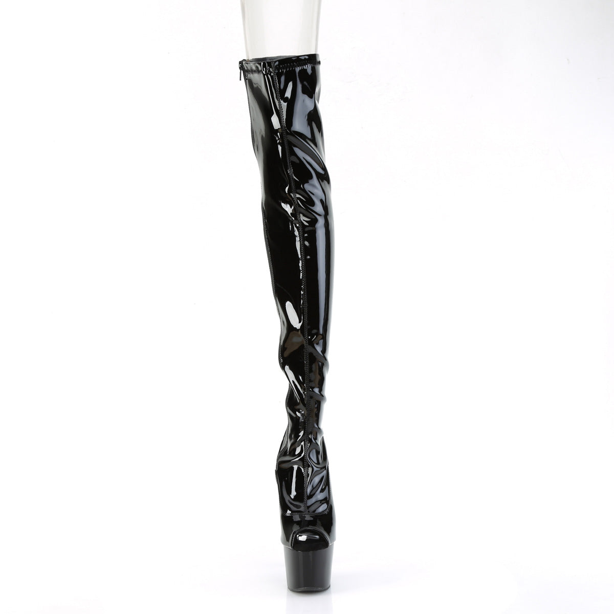 Pleaser Botas de mujer ADORE-3011 BLK STR. Pat / Blk