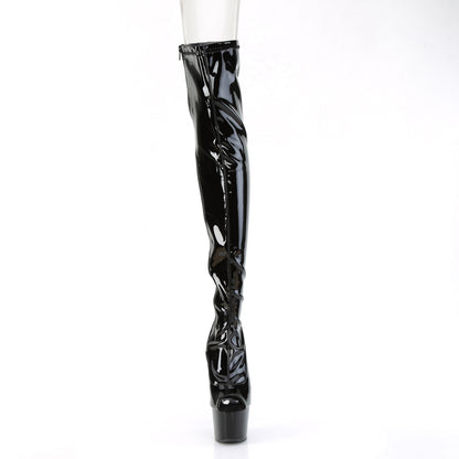 Pleaser Botas de mujer ADORE-3011 BLK STR. Pat / Blk