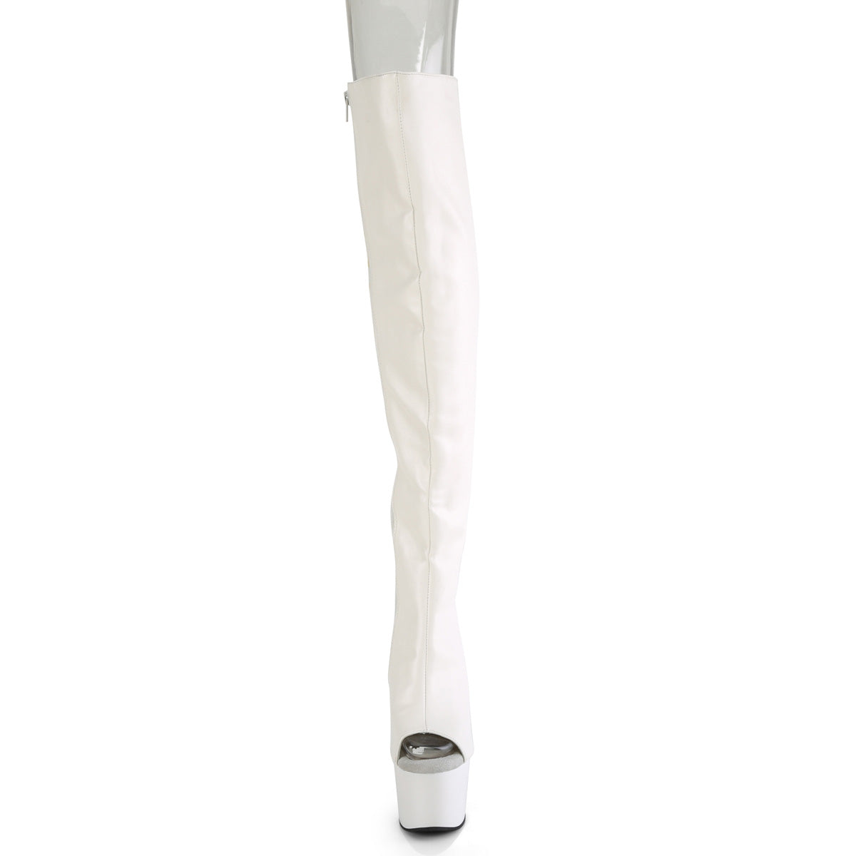 Pleaser   ADORE-3019 WHT Faux Leather/Wht Matte