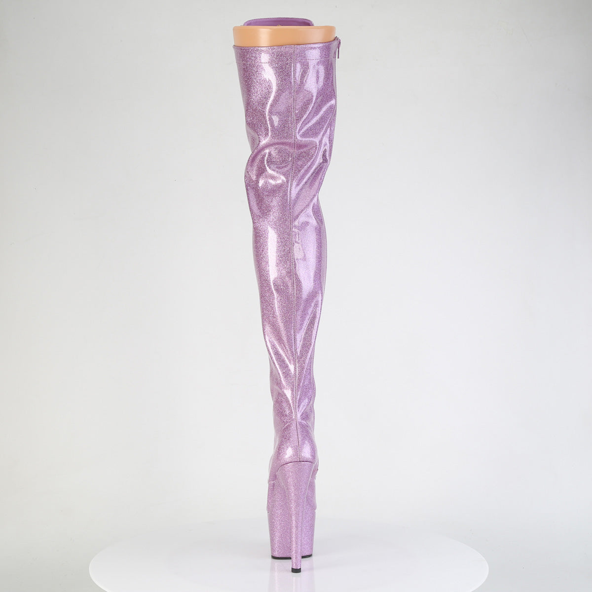 Pleaser Women's Platform Shoes ADORE-3020GP Lilac Glitter Pat/M