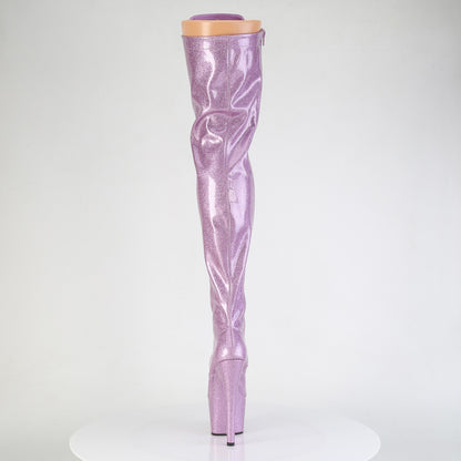 Pleaser Women's Platform Shoes ADORE-3020GP Lilac Glitter Pat/M