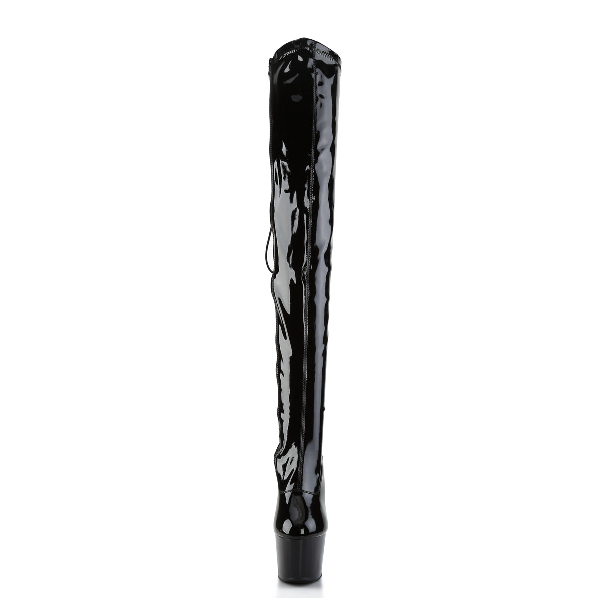 Pleaser Womens Boots ADORE-3063 Blk Str Pat/Blk