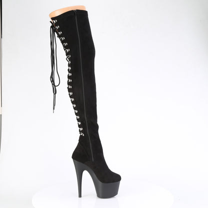 Pleaser   ADORE-3063 BLK STR Microfibra/BLK Matte