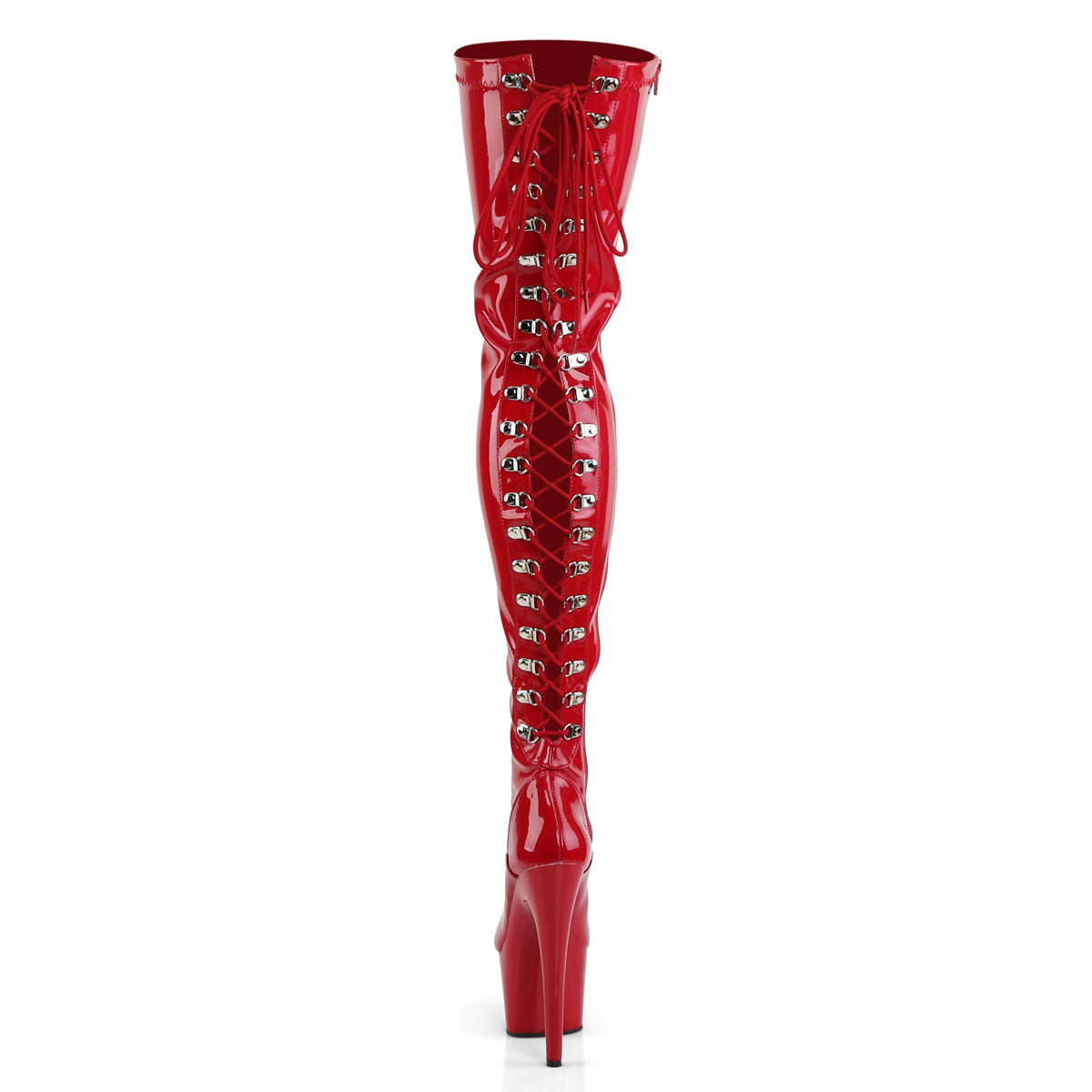 Pleaser Botas de mujer ADORE-3063 Red Str Pat / Red