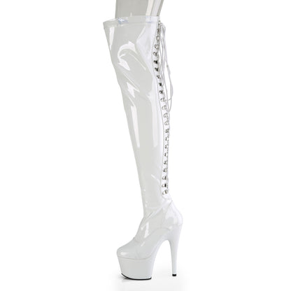 Pleaser   ADORE-3063 wht str pat/wht
