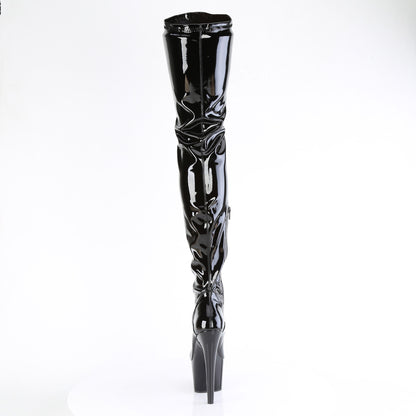 Pleaser   ADORE-4001WR BLK STRING PAT/BLK