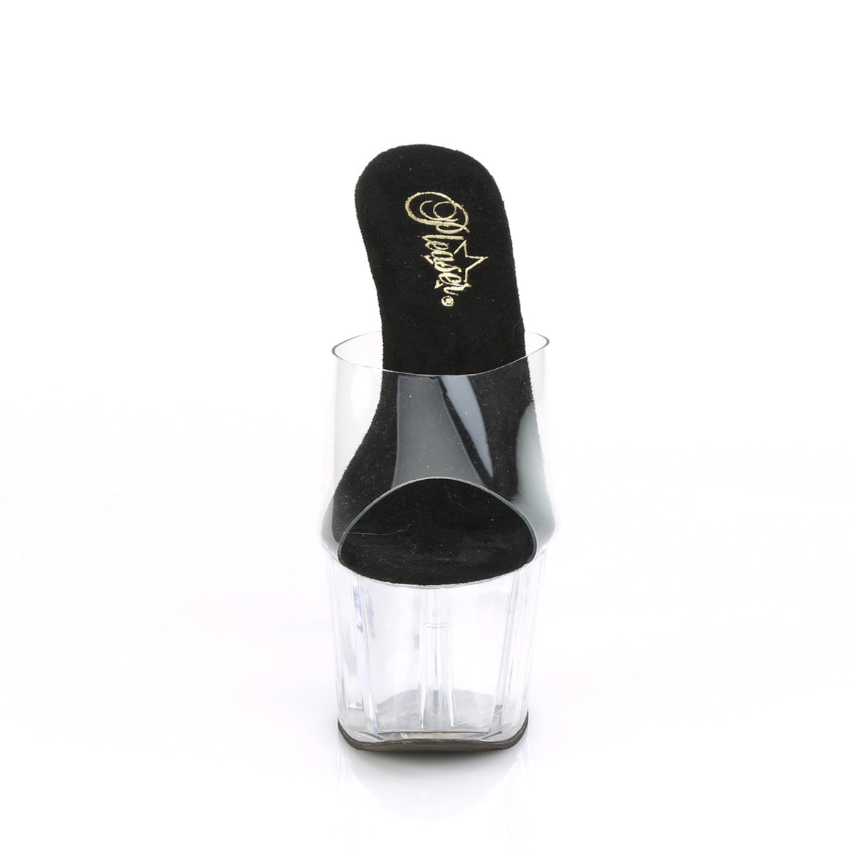 Pleaser Sandalias para mujer ADORE-701 CLR-BLK / CLR