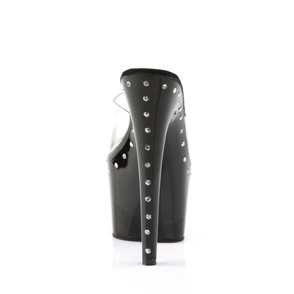 Pleaser Womens Sandals ADORE-701LS Clr/Blk