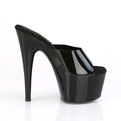 Pleaser Sandalias para mujer ADORE-701N BLK (Jelly-Like) TPU / BLK