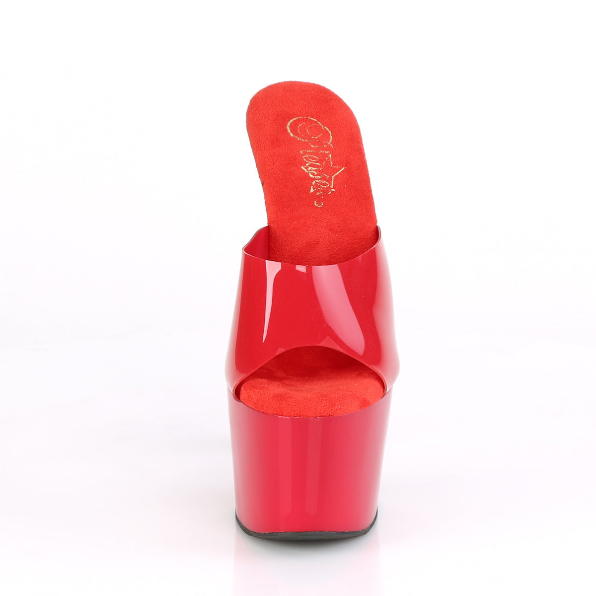 Pleaser Sandalias para mujer ADORE-701n rojo (jalea) TPU / RED