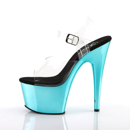 Pleaser Sandalias para mujer ADORE-708 CLR / Turquesa Chrome