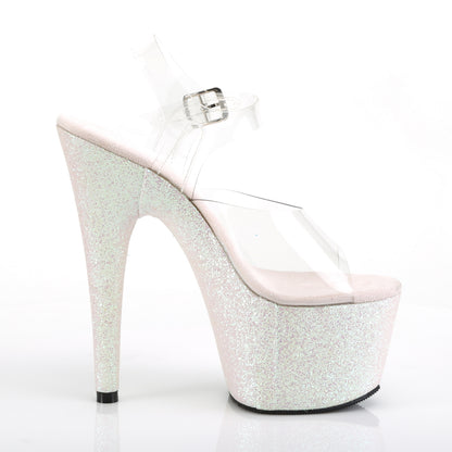 Pleaser Sandalias para mujer ADORE-708hmg clr / opal multic brillo