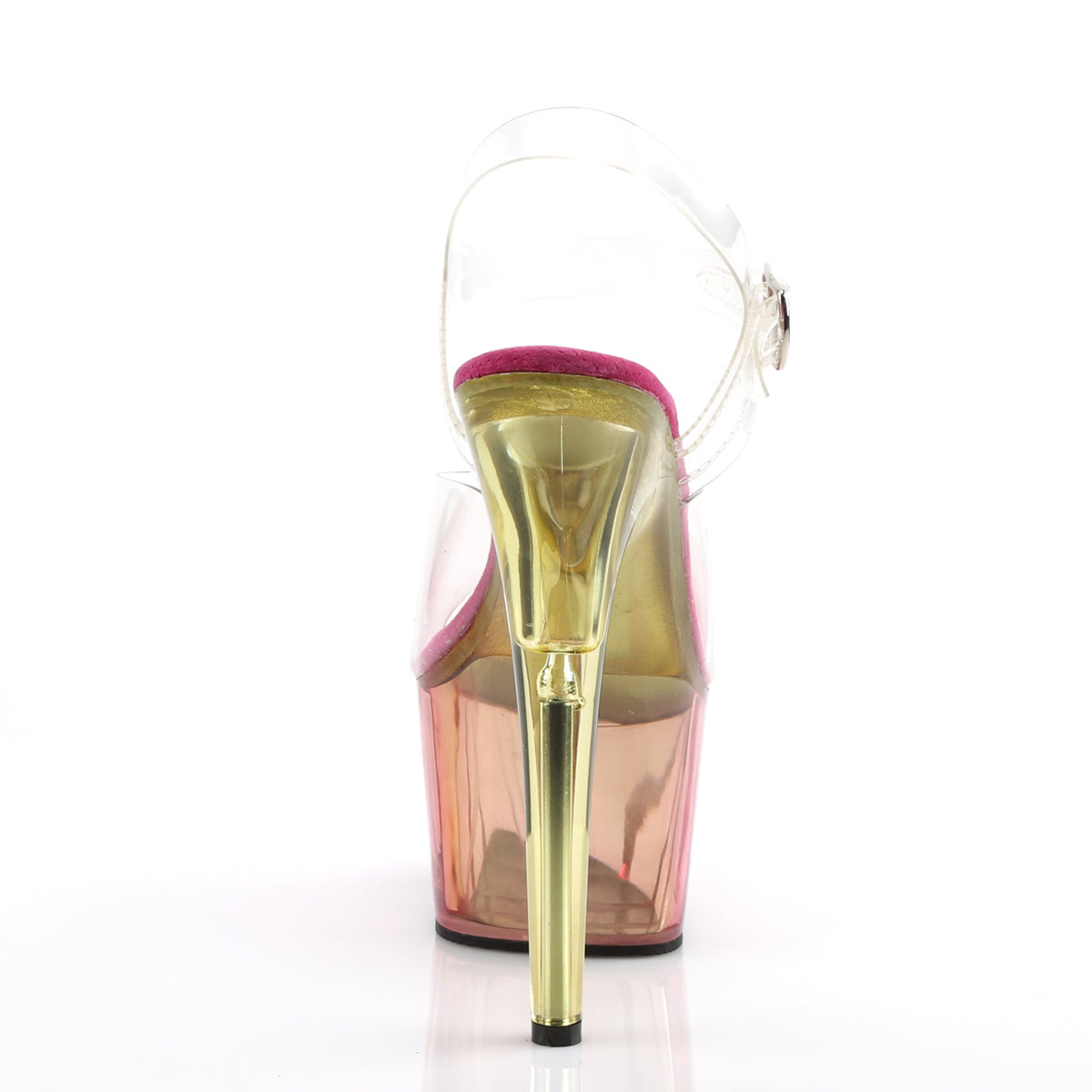 Pleaser Sandalias para mujer ADORE-708mct clr / rosa tintado