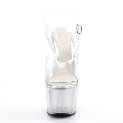 Pleaser Sandalias para mujer ADORE-708mmg clr / clr