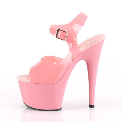 Pleaser Sandalias para mujer ADORE-708N Baby Pink (Jelly-Like) TPU / Baby Pink