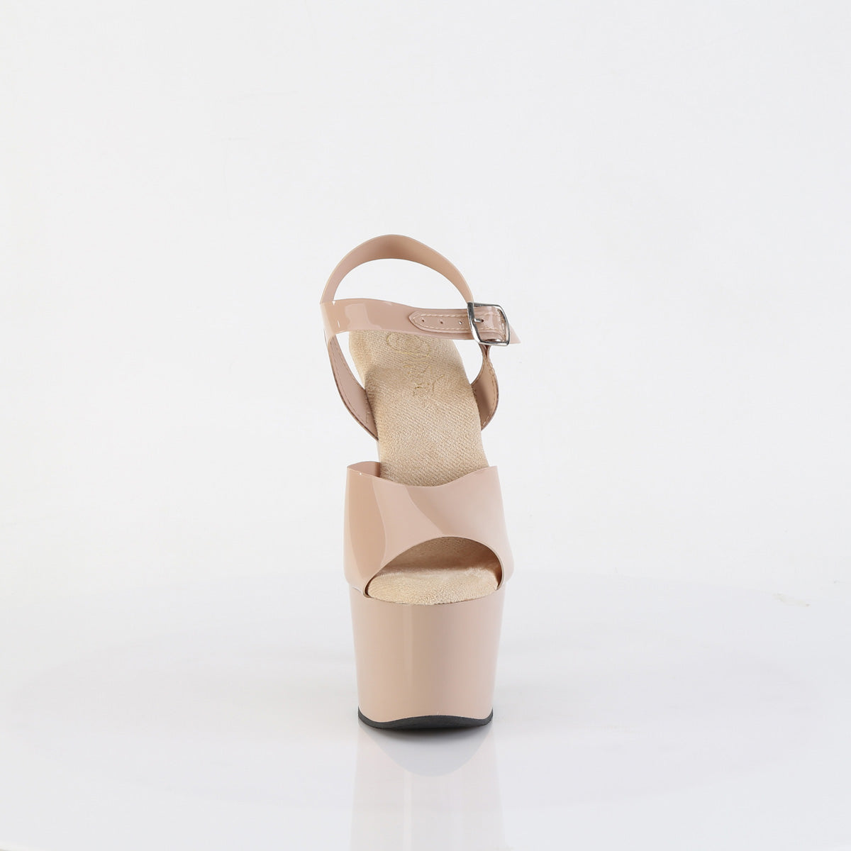 Pleaser Womens Sandals ADORE-708N Cream (Jelly-Like) TPU/Cream