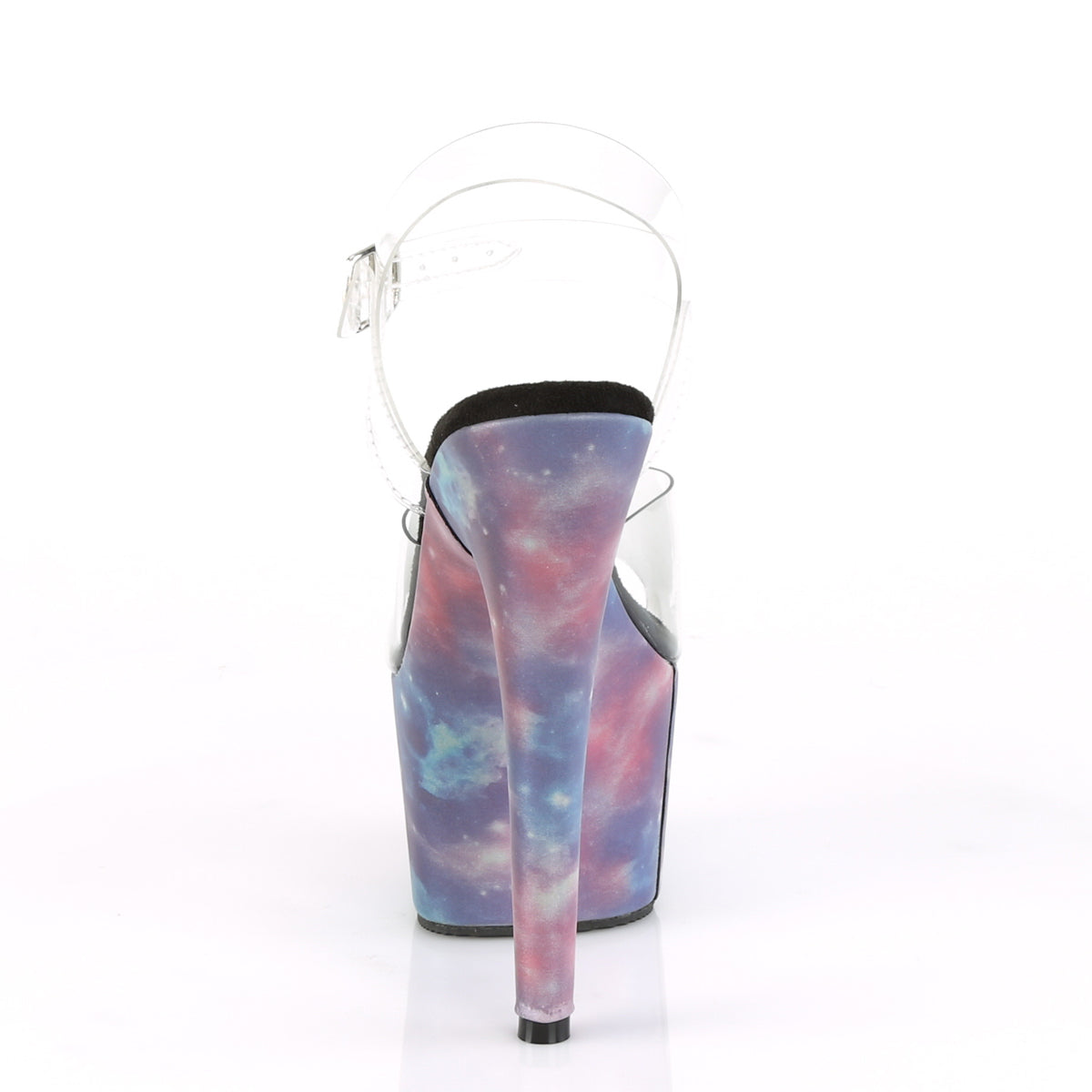 Pleaser Sandalias para mujer ADORE-708REFL CLR / Reflejo azulado-azul