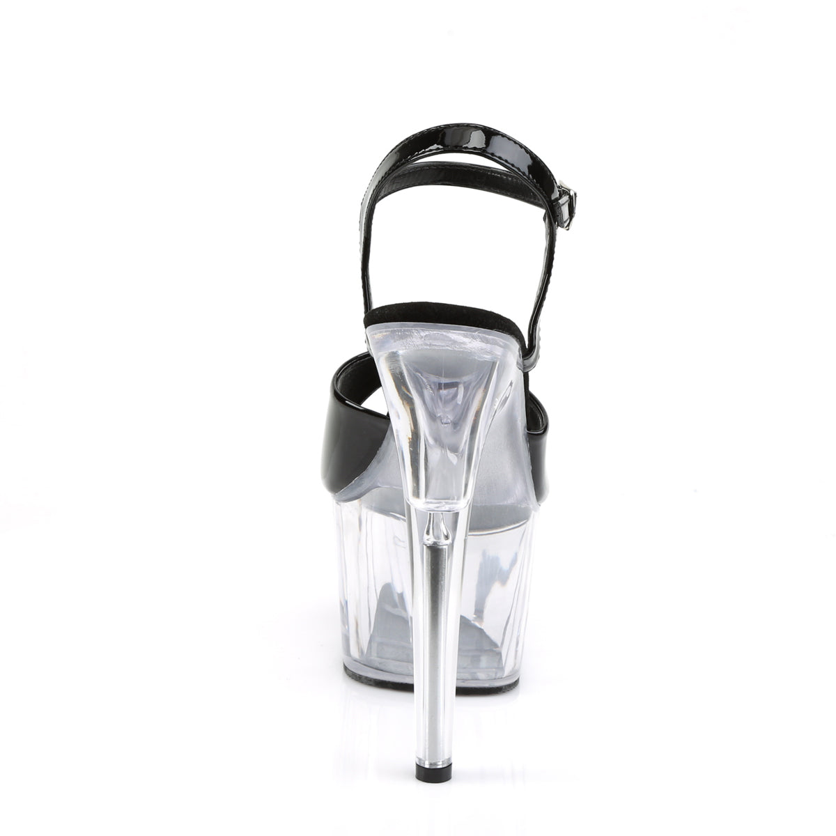 Pleaser Womens Sandals ADORE-709 Blk Pat/ Clr