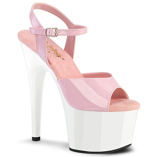 Pleaser  Sandalias ADORE-709 B. Pat Rosa / WHT