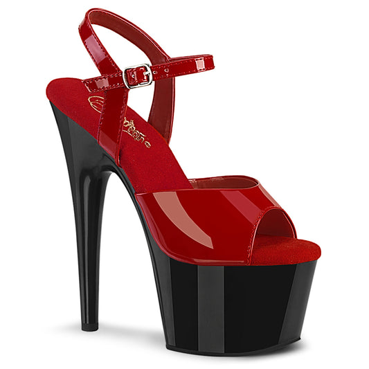 Pleaser  Sandalias ADORE-709 PAT / BLK ROJO