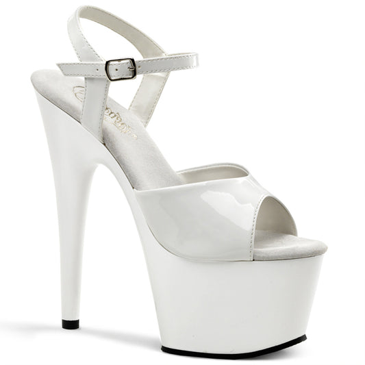 Pleaser Sandalias para mujer ADORE-709 wht / wht