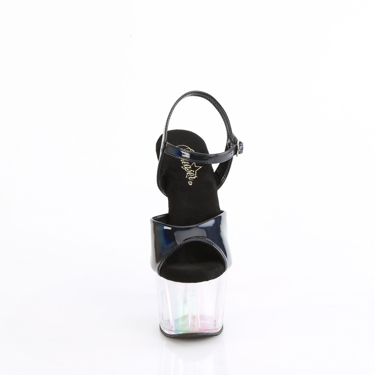 Pleaser   ADORE-709ht blk holo/holo teñido