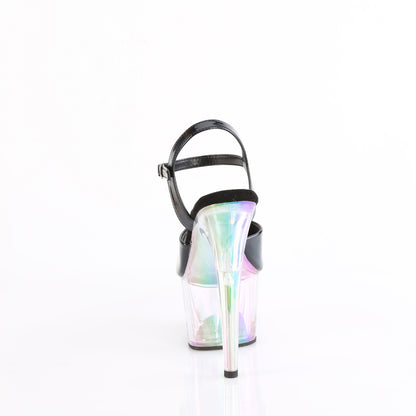 Pleaser   ADORE-709ht blk holo/holo teñido