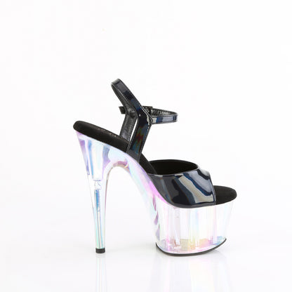 Pleaser   ADORE-709ht blk holo/holo teñido