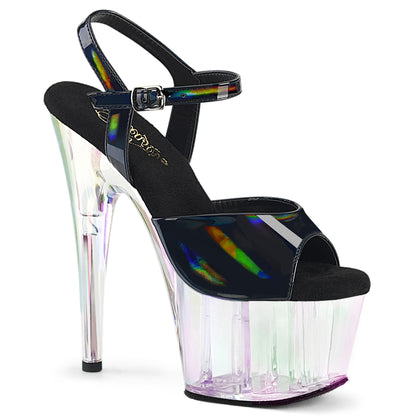 Pleaser   ADORE-709ht blk holo/holo teñido
