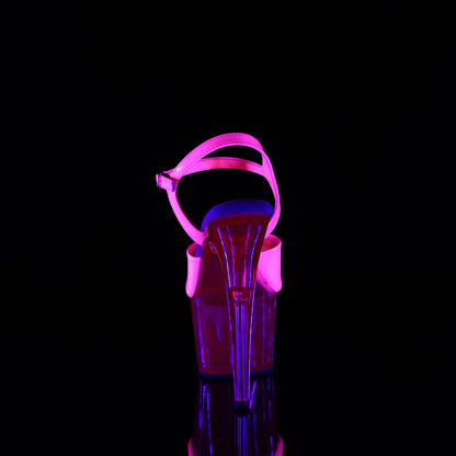 Pleaser   ADORE-709UVT Neon H. Pink Pat/H. Rosa teñido