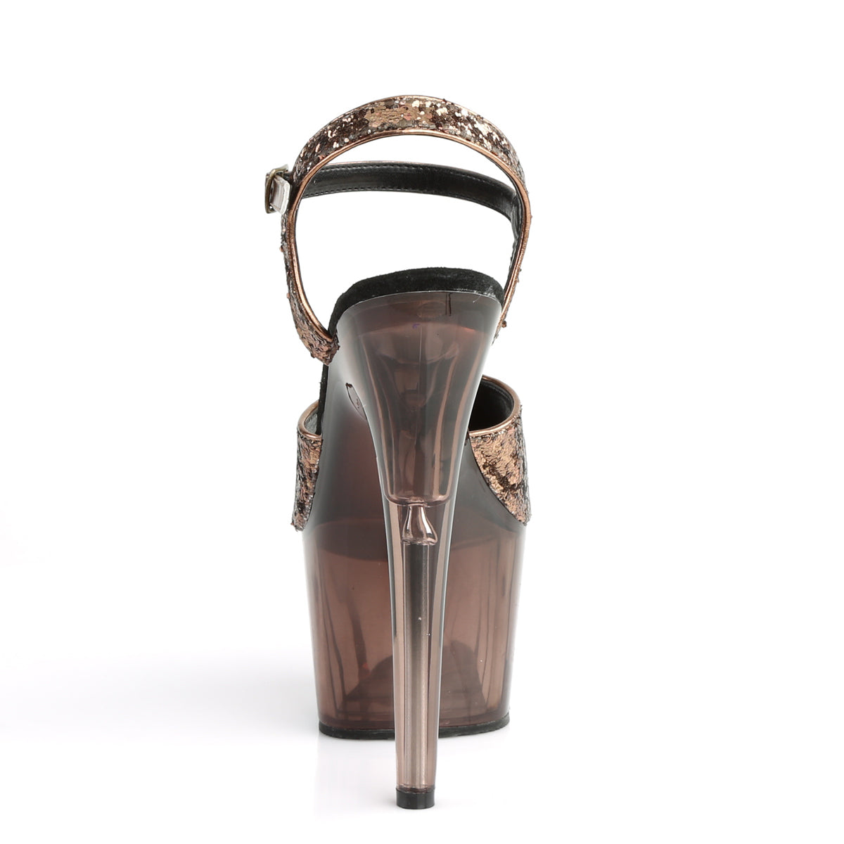 Pleaser Sandalias para mujer ADORE-710gt brillo de bronce / bronce tintado