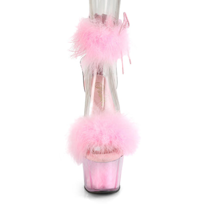Pleaser Sandalias para mujer ADORE-724F CLR-B. Piel rosa / b. Piel rosa